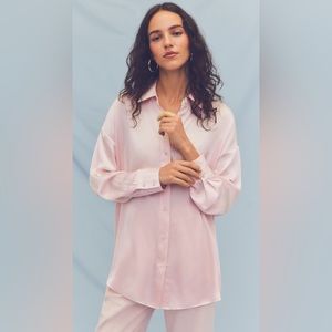 Favorite Daughter The Smooth Ex-Boyfriend Shirt Light Pink